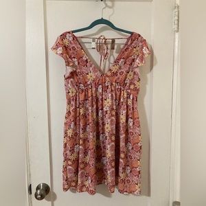 Floral babydoll dress